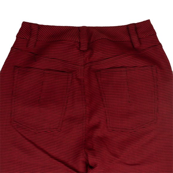 UNRAVEL PROJECT Red Houndstooth Print Pants Size XS $1260 - Picture 4 of 8